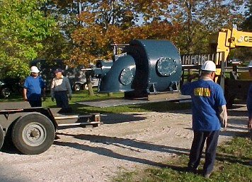 Turbine being delivered